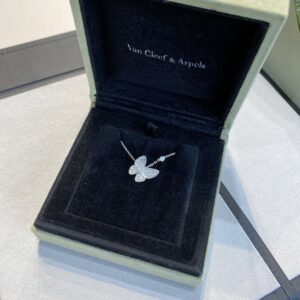 Butterfly diamond necklace