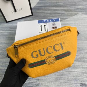 Gucci graffiti mini waist bag