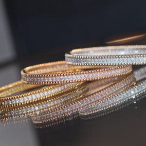 Full Diamond Four-leaf Clover Bracelet