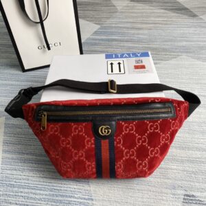 Gucci GG velvet waist bag