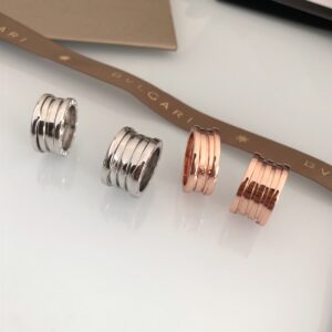 Bvlgari spring ring sterling silver ring with US size 6-10