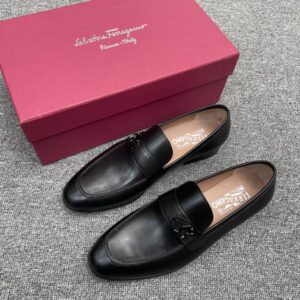Ferragamo Goodyear welted handcrafted shoes