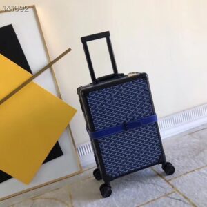 20 inch Goyard vintage style luggage suitcase