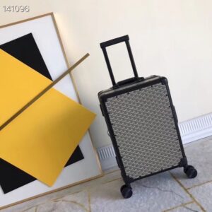 20 inch Goyard vintage style luggage suitcase