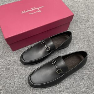 Ferragamo Goodyear welted handcrafted shoes