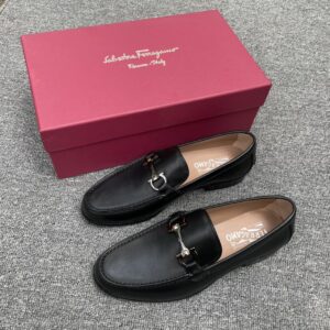 Ferragamo Goodyear welted handcrafted shoes