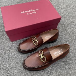 Ferragamo Goodyear welted handcrafted shoes