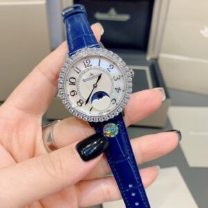 Exclusive real shot genuine button genuine moon phase Jaeger-LeCoultre dating