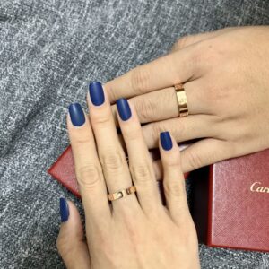 Wide Light Gold Ring