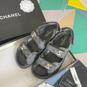 Chanel 22 spring magic tape beach sandal