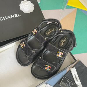 Chanel 22 spring magic tape beach sandal