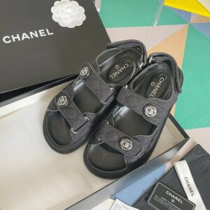Chanel 22 spring magic tape beach sandal