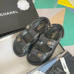 Chanel 22 spring magic tape beach sandal