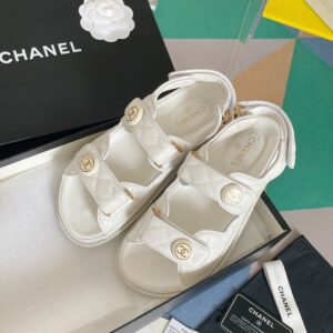 Chanel 22 spring magic tape beach sandal