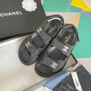 Chanel 22 spring magic tape beach sandal
