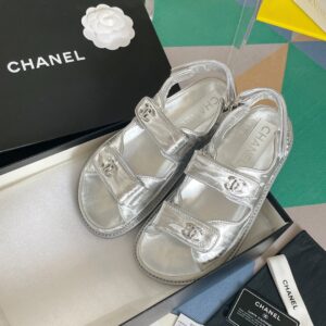 Chanel 22 spring magic tape beach sandal