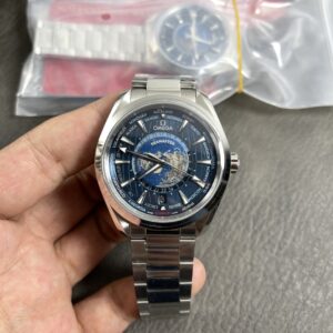 Omega Seamaster 43mm Aqua Terra world time watch