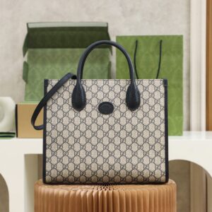 Gucci small tote bag with professional aesthetic