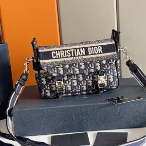 Camouflage patterned messenger bag