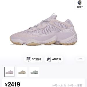 Adidas Yeezy 500 Blush shoes
