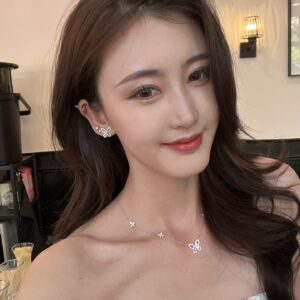 Heart动的 top ear accessory necklace