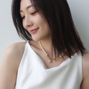 Westwood Lock Pearl Necklace