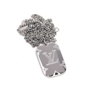 Louis Vuitton badge necklace