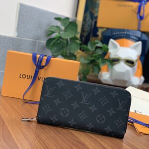 Large Zippy wallet with Monogram Eclipse canvas