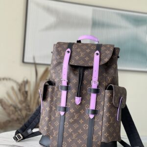 Christopher Backpack with Monogram Macassar