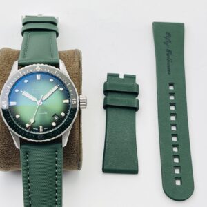 GF Factory aurora green Fifty Fathoms limited edition watch
