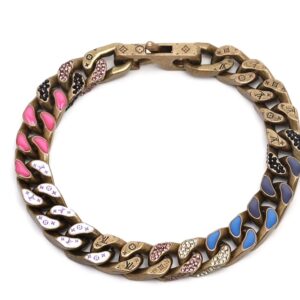 Louis Vuitton Cuban link chain bracelet