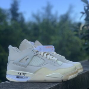 Air Jordan AJ4OW Collaboration Low Basketball Shoes