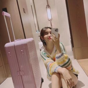 2022 Limited Lavender Purple Suitcase