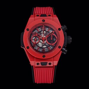 Ferrari red ceramic Big Bang watch