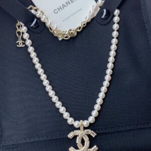 Cartier double C pearl necklace