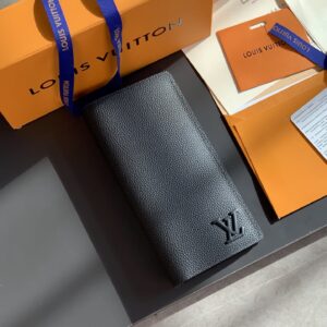 Aerogram Brazza wallet with metal lettering