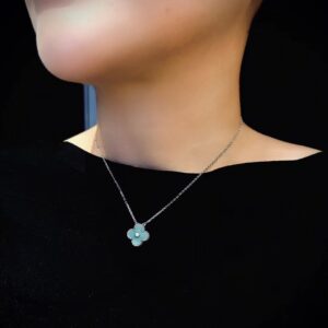2022 Christmas mint green necklace