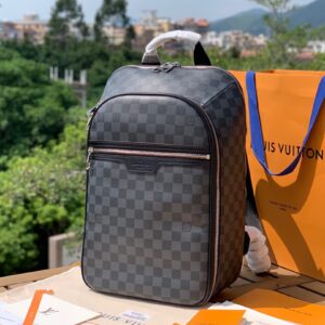 LV Michael black and gray backpack