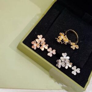 Three Flower Open Ring