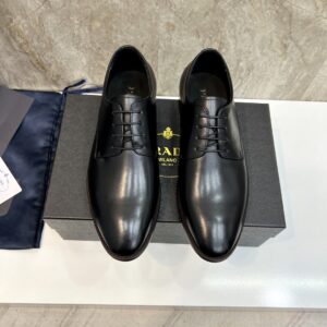 PRADA men's formal leather dress shoes