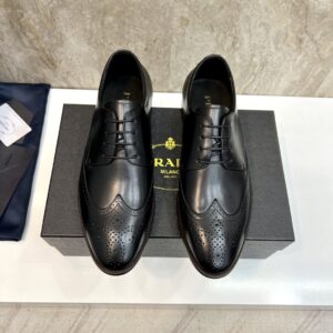 PRADA men's formal leather dress shoes