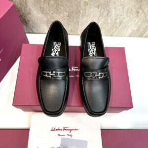 Ferragamo men's leather dress shoes