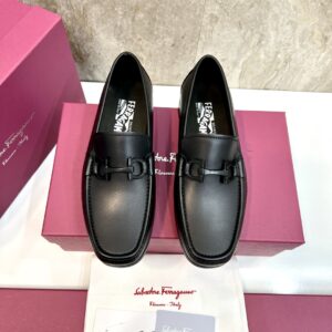 Ferragamo men's leather dress shoes