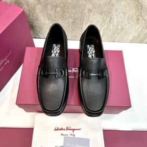 Ferragamo men's leather dress shoes