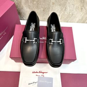 Ferragamo men's leather dress shoes
