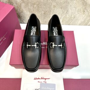 Ferragamo men's leather dress shoes