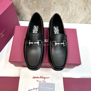Ferragamo men's leather dress shoes