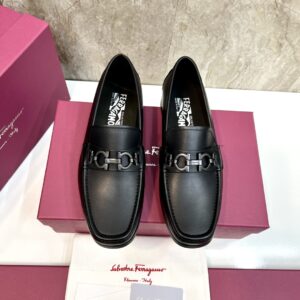 Ferragamo men's leather dress shoes