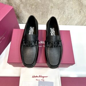 Ferragamo men's leather dress shoes