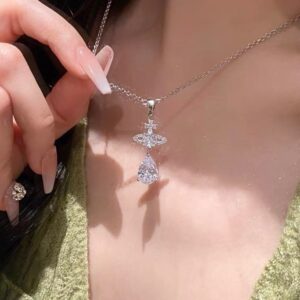 Vivienne Westwood planet earring necklace set